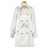 Burberry Blue Label Cream Trench Coat