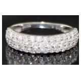 Platinum 1.00 ct Natural Diamond Ring