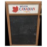 18.5 x 31 ï¿½ Molson Canadian Lager Blackboard