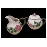 Franciscan Desert Rose Sugar & Creamer