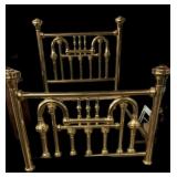 Full Size Brass Bed & Frame