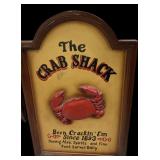 The Crab Shack Wood Sign