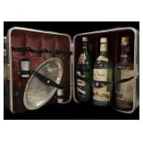 Vintage Whiskey Decanter Travel Set