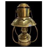 Brass Nautical Hanging Oil Lamp