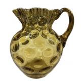 Vintage Fenton Coin Dot Pitcher