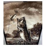 Bass Fishing 5x7 Rug