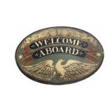 Welcome Aboard Wall Plaque