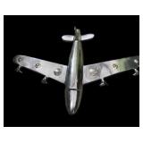 Chrome Airplane wï¿½ Coin Decor