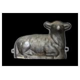 Vintage Cast Aluminum Lamb Cake Pan