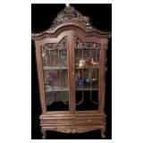 Ornate Estate China Cabinet