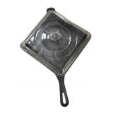 Griswold Square 768 Iron Skillet wï¿½ Glass Lid