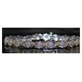 Brilliant 1.00 ct Diamond Designer Bracelet