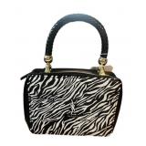 Yves Saint Laurent Zebra Print Cosmetic Bag