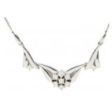 Platinum Briliiant Natural Diamond Necklace