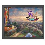 Disney Alladin Framed Print by Kinkade