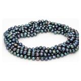 Genuine 96" Tahitian Cultured Pearl Necklace