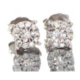 Natural 1/4 ct Brilliant Diamond Stud Earrings