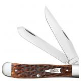 Case XX CA42650 Brown Bone Trapper Knife