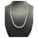 Stunning 1/2 ct 20"  Diamond Evening Necklace