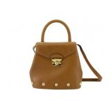 Salvatore Ferragamo Brown Leather Hand Bag