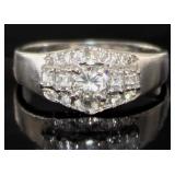 Platinum Brilliant Natural Diamond Ring