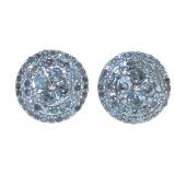 Round Brilliant 1.00 ct Diamond Stud Earrings