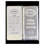 1/2 Kilo: Istanbul Refinery .999 Fine Silver Bar