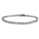 Round Brilliant 1/2 ct Diamond Tennis Bracelet