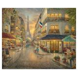 Paris Cafe Art Print By Kinkade Studios