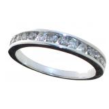 Channel Set 1/2 ct Diamond Wedding Band