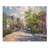 Rainbow Row Charleston by Thomas Kinkade