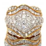 18kt Gold 3.43 ct Natural Diamond Ring