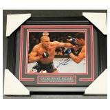 Autographed Georges St. Pierre Framed Photo