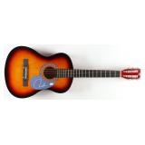 Autographed Reba McEntire Acoustic Guitar