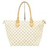 Louis Vuitton Damier Azur Neverfull Handbag