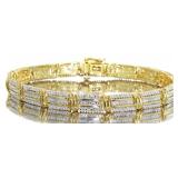 Elegant 1.00 ct Diamond Wavelink Bracelet