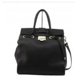 Jimmy Choo Black Leather 2-Way Handbag