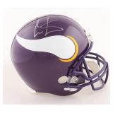 Autographed Cris Carter Vikings Full Size Helmet