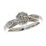 Brilliant 2/5 ct Diamond Pure Love Designer Ring