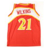 Autographed Dominqiue Wilkins Jersey