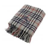 Burberry Large Gray Nova Check Scarf