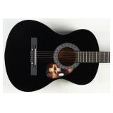 Autographed Demi Lovato Acoustic Guitar