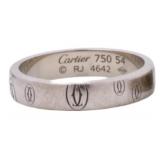 18k Gold Cartier Logo Ring