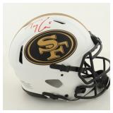 Autographed Trey Lance 49ers Helmet