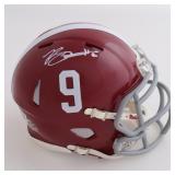 Autographed Bryce Young Crimson Tide Mini Helmet