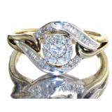 $975 MSRP 1/4 ct  Diamond Designer Ring