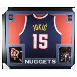 Autographed Nikola Jokic Custom Framed Jersey