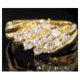 18kt Gold 1.00 ct Brilliant Diamond Ring