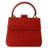 Ferragamo Gancini Red Leather Handbag