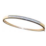 Elegant Natural Diamond Bangle Bracelet